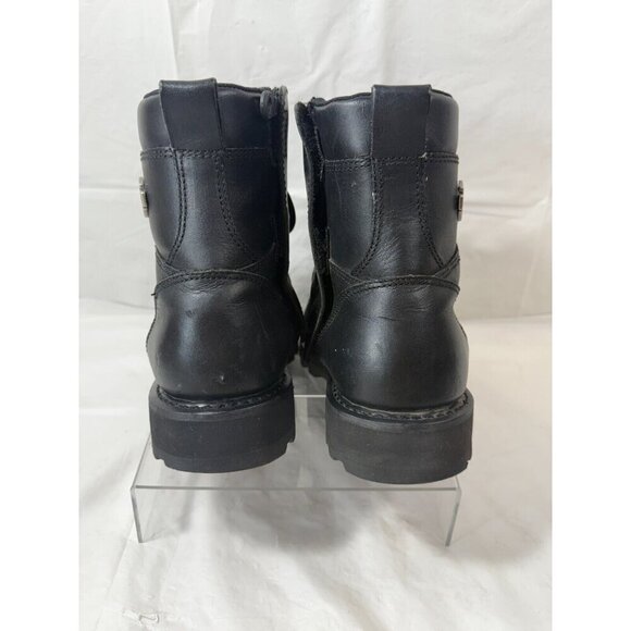 HarleyDavidson Men's Relief Shock Aborber Black Motorcycle Boots 93074 10 Wide - Picture 4 of 12